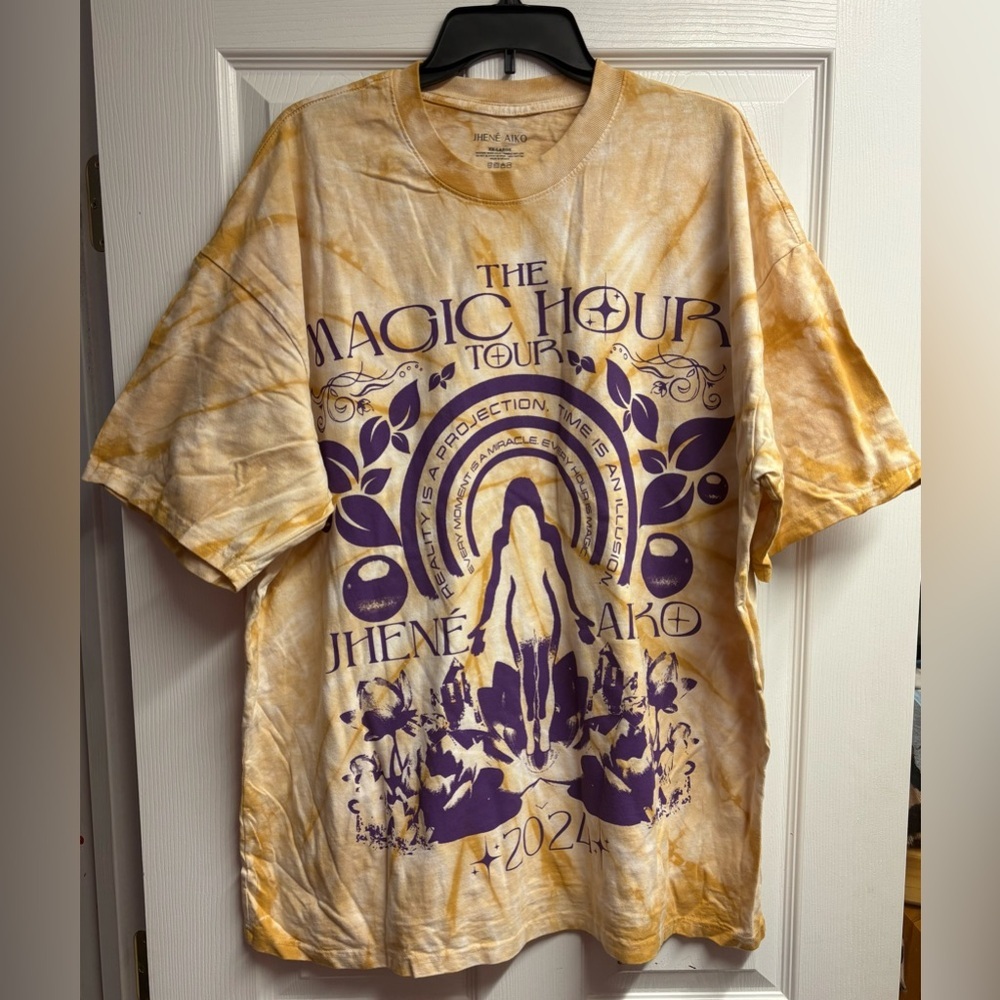 NWOT Jhene Aiko’s 2024 “The Magic Hour Tour” Concert/Band T-Shirt Size XXL